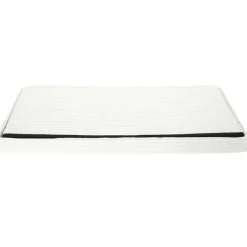 Poefen-The Home Deco Factory Home Deco Poef - Cocoonen - MDF/polyester - wit - 76 x 38 cm