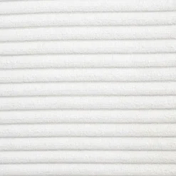 Poefen-The Home Deco Factory Home Deco Poef - Cocoonen - MDF/polyester - wit - 76 x 38 cm