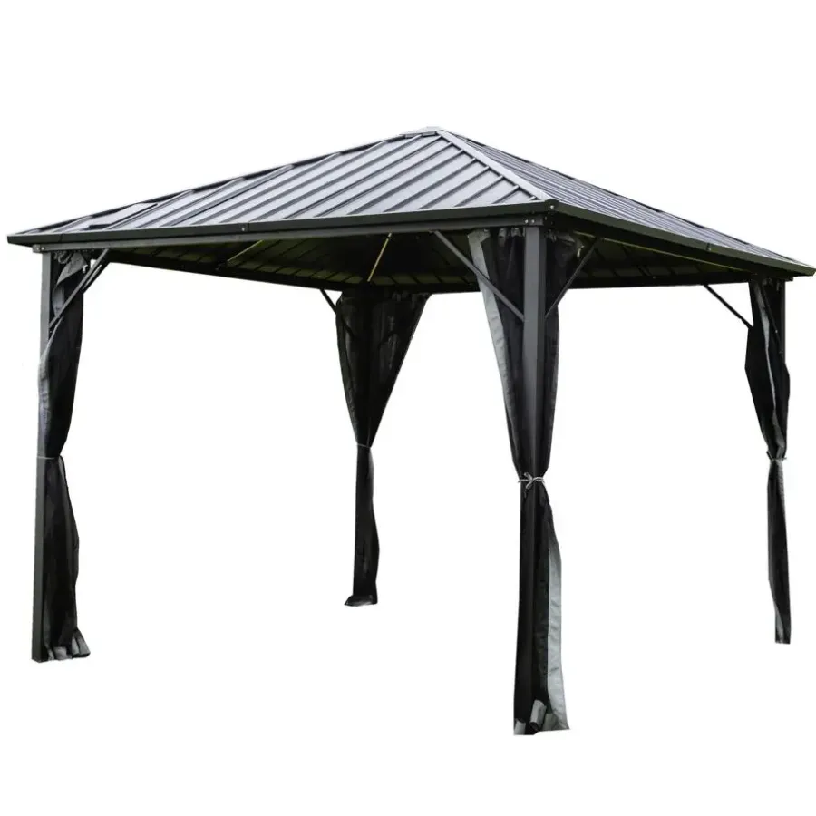 Terrasoverkappingen-Merkloos HOME DELUXE - LED Zonnepaviljoen AZUR - 300 x 270 cm