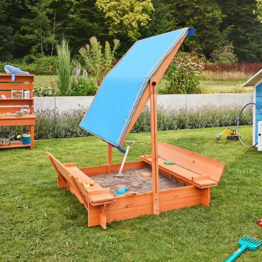 Merkloos HOME DELUXE BUDDELKISTE zandbak