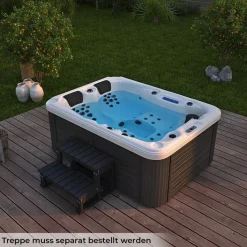 Merkloos HOME DELUXE Buiten whirlpool BEACH Pure