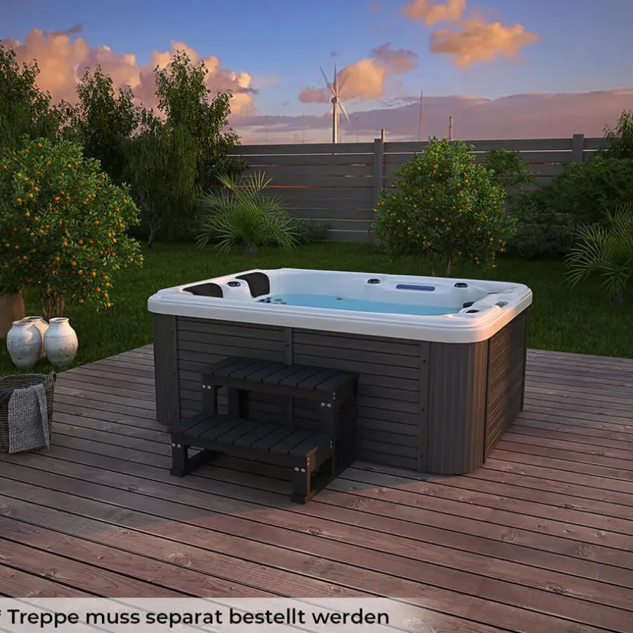 Merkloos HOME DELUXE Buiten whirlpool BEACH Pure