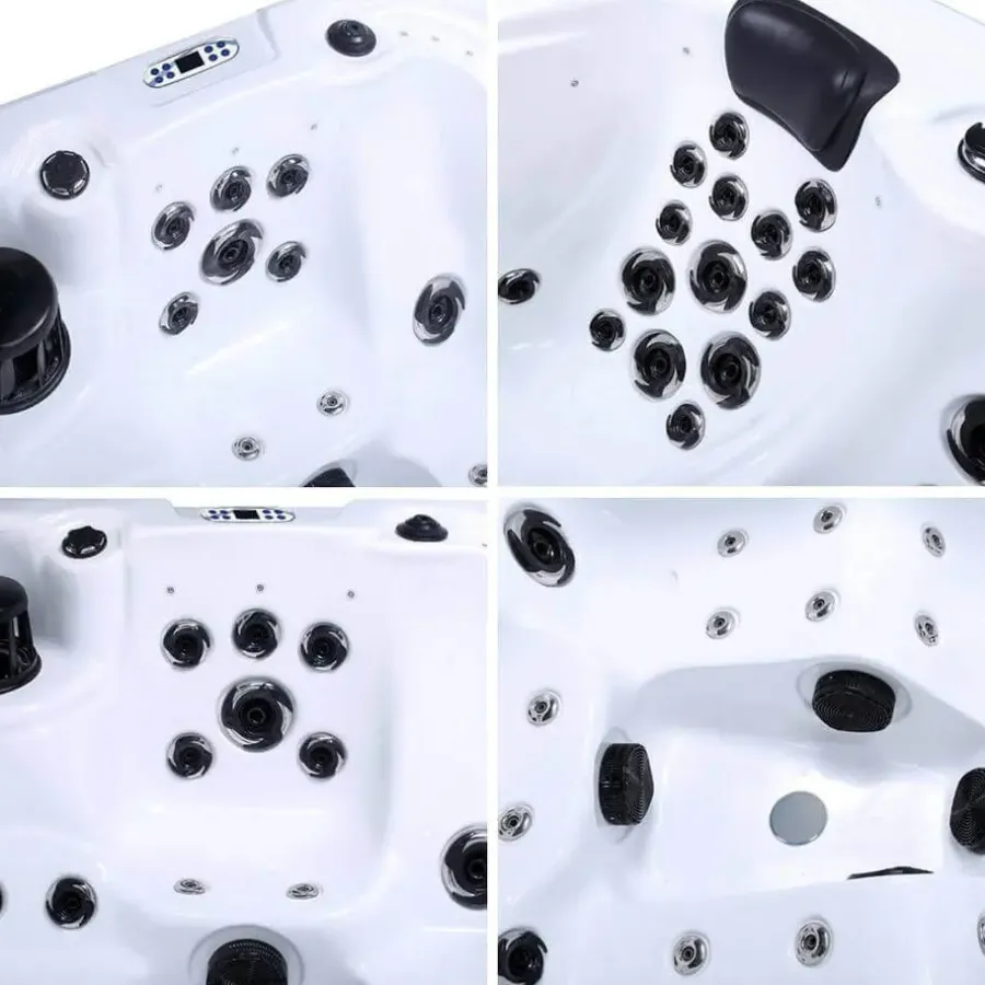 Merkloos HOME DELUXE Buiten whirlpool BEACH Pure