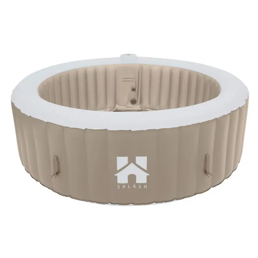 Zwembaden En Accessoires-Merkloos HOME DELUXE Buitenwhirlpool SPLASH Beige