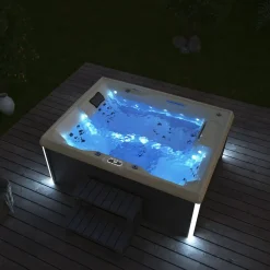 Merkloos HOME DELUXE Buitenwhirlpool STREAM PURE 211 x 156 cm