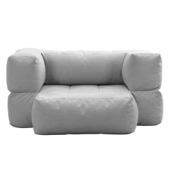 Zitzakken-Merkloos HOME DELUXE buitenzitzak HEAVEN - Lichtgrijs - 76 x 152 x 100 cm