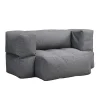 Merkloos HOME DELUXE buitenzitzak HEAVEN - antraciet 76 x 152 x 100 cm
