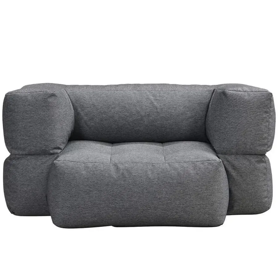 Merkloos HOME DELUXE buitenzitzak HEAVEN - antraciet 76 x 152 x 100 cm