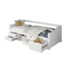 Merkloos HOME DELUXE COSMOS kinderbed met lades - 90 x 200 cm wit