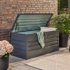Kussenboxen-Merkloos HOME DELUXE Metalen opbergbox MEGABOX XXL 600L