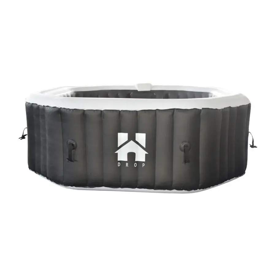 Zwembaden En Accessoires-Merkloos HOME DELUXE Opblaasbare Hottub Drop Zwart