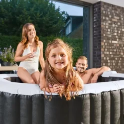 Zwembaden En Accessoires-Merkloos HOME DELUXE Opblaasbare Hottub Drop Zwart