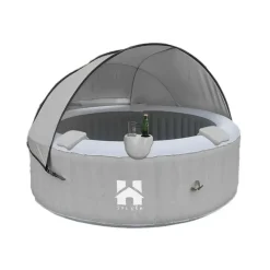 Merkloos HOME DELUXE Opblaasbare Whirlpool Splash Beton 4 st.