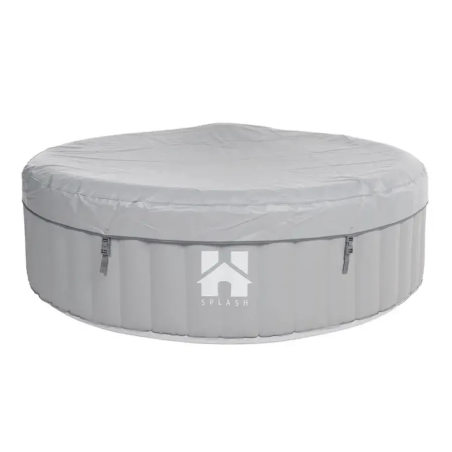 Merkloos HOME DELUXE Opblaasbare Whirlpool Splash Grijs 4 st.