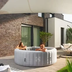 Merkloos HOME DELUXE Opblaasbare Whirlpool Splash Grijs 4 st.