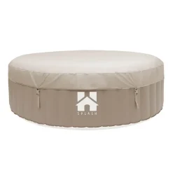 Zwembaden En Accessoires-Merkloos HOME DELUXE Opblaasbare Whirlpool Splash Beige 4 st.