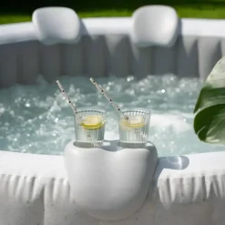 Zwembaden En Accessoires-Merkloos HOME DELUXE Opblaasbare Whirlpool Splash Beige 4 st.