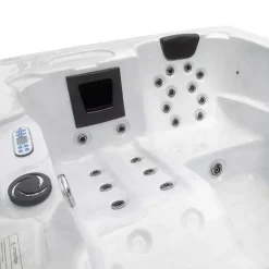 Merkloos HOME DELUXE Outdoor Whirlpool WHITE MARBLE PURE