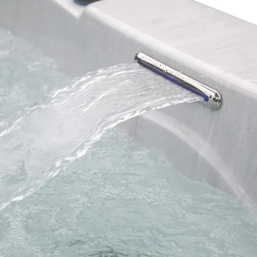 Merkloos HOME DELUXE Outdoor Whirlpool WHITE MARBLE PURE