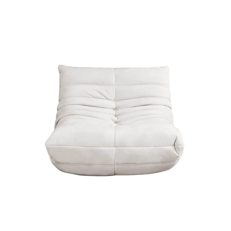 Fauteuils-Merkloos HOME DELUXE Relax fauteuil met kruk CHILL - Beige