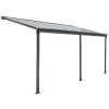 Terrasoverkappingen-Merkloos HOME DELUXE terrasoverkapping SOLIS grijs 496 / 503 x 300 / 303 x 278 / 226 cm