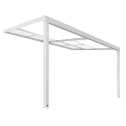 Merkloos HOME DELUXE terrasoverkapping SOLIS DELUXE wit 390 x 295 x 233 / 272 cm