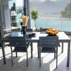 Merkloos HOME DELUXE tuintafel SOL - 240cm - Grijs