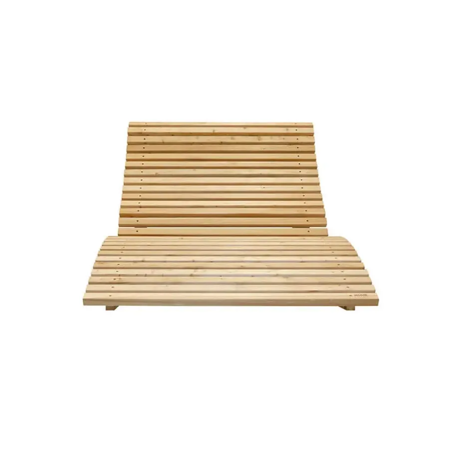Merkloos HOME DELUXE Wave houten ligstoel WOLGA - 120 cm