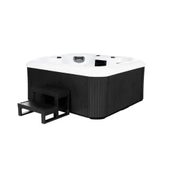 Merkloos HOME DELUXE Whirlpool buiten SEA STAR Met treden en thermische afdekking