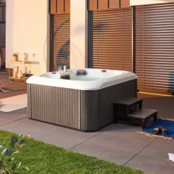 Merkloos HOME DELUXE Whirlpool buiten SEA STAR Met treden en thermische afdekking