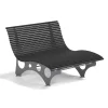 Merkloos HOME DELUXE WPC golfligstoel NIRA antraciet - 148 cm