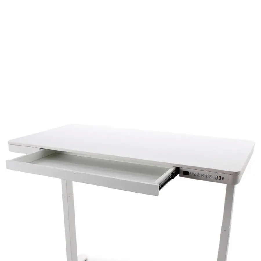 MRC Home Office - Elektrisch verstelbaar zit-sta bureau - Wit - 120 x 60