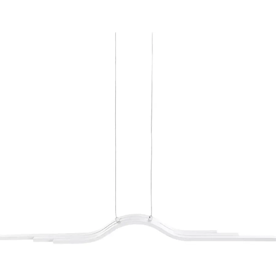 Hanglampen-Leen Bakker HONGU - Hanglamp LED - Wit - Metaal