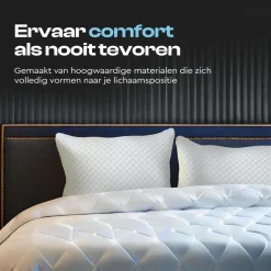 Hoofdkussens-Dreamhouse Hoofdkussen – Memory Foam & Wasbare Hoes