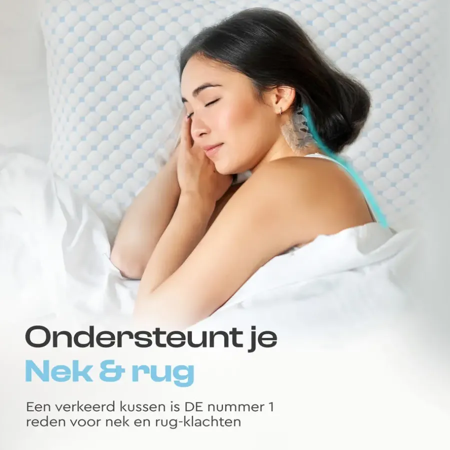 Hoofdkussens-Dreamhouse Hoofdkussen – Memory Foam & Wasbare Hoes