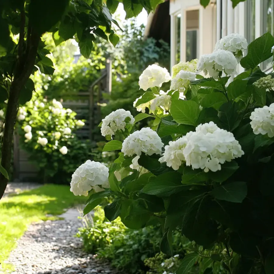 Planten|Tuinplanten-Plant in a Box Hortensia - Set van 3 - Hydrangea 'Benxi' - Hoogte 25-40cm - ⌀9cm