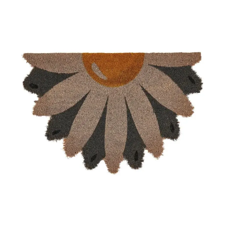 Deurmatten-Beliani HOTAKA - Deurmat - Meerkleurig - 40 x 60 cm - Kokos