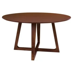 House Nordic Eetkamertafel Hellerup Walnoot Ø137 cm