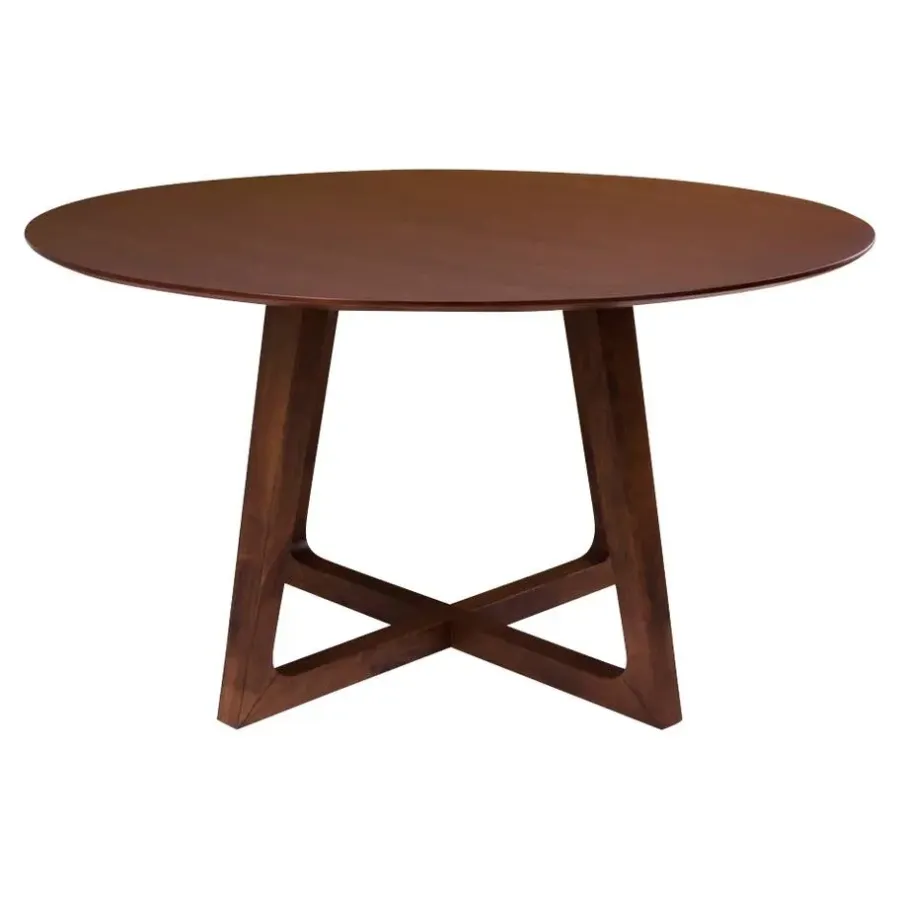 House Nordic Eetkamertafel Hellerup Walnoot Ø137 cm