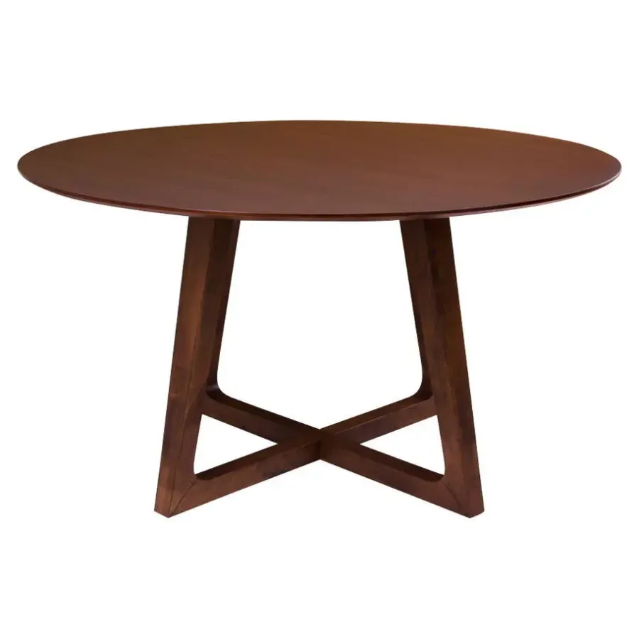 House Nordic Eetkamertafel Hellerup Walnoot Ø137 cm