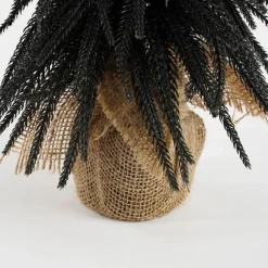 Kerstbomen-House of Seasons Kunstkerstboom in Jute - H60 x Ø32 cm - Zwart