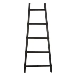 House of Seasons Ladderrek - L29 x B49 x H119 cm - Zwart