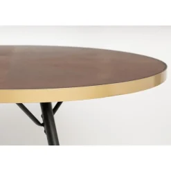 Housecraft Living Housecraft Denise Eettafel Hout Ovaal 200x90 cm Bruin/ Goud