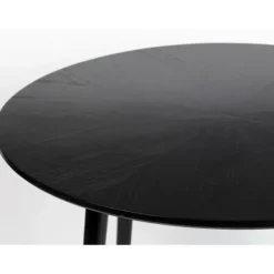 Housecraft Living Housecraft Fabio Eettafel Rond Hout 100 cm Zwart