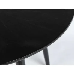 Housecraft Living Housecraft Fabio Eettafel Rond Hout 100 cm Zwart