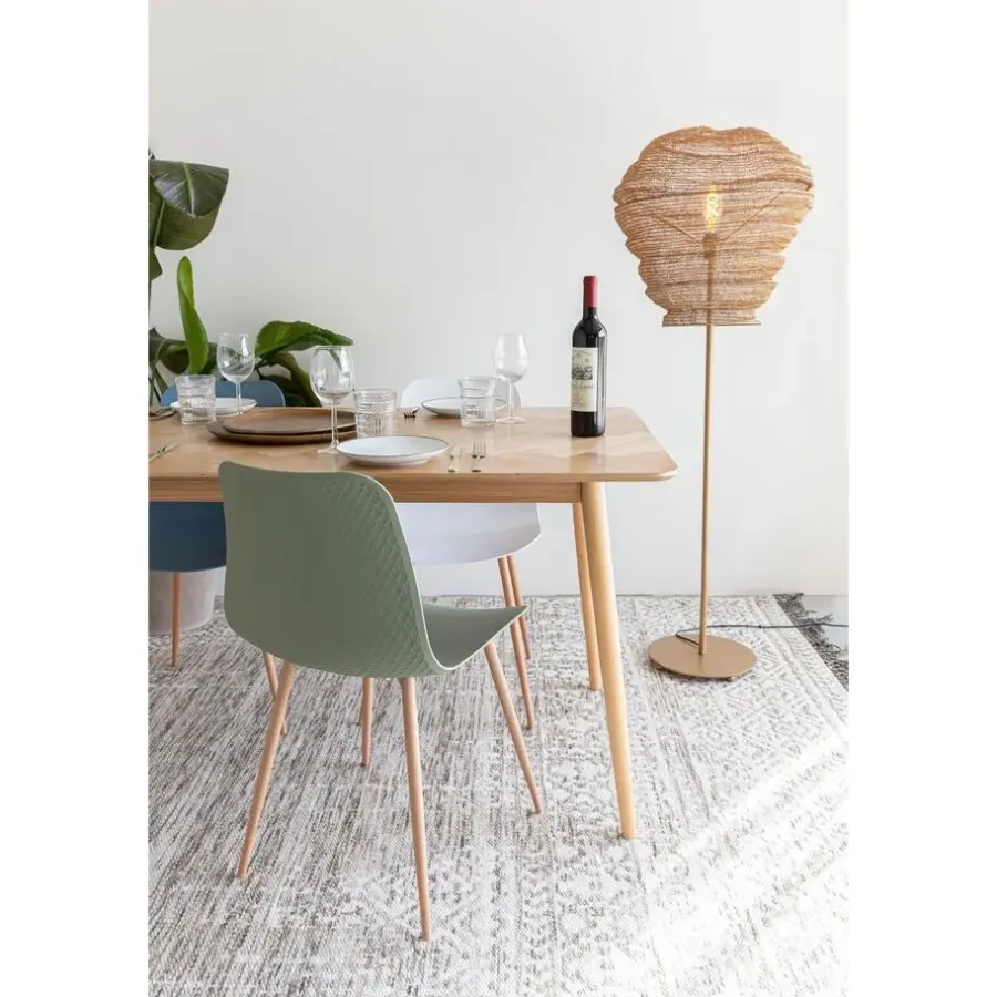 Housecraft Living Housecraft Fabio Eettafel Hout Visgraat 160x80 cm Naturel