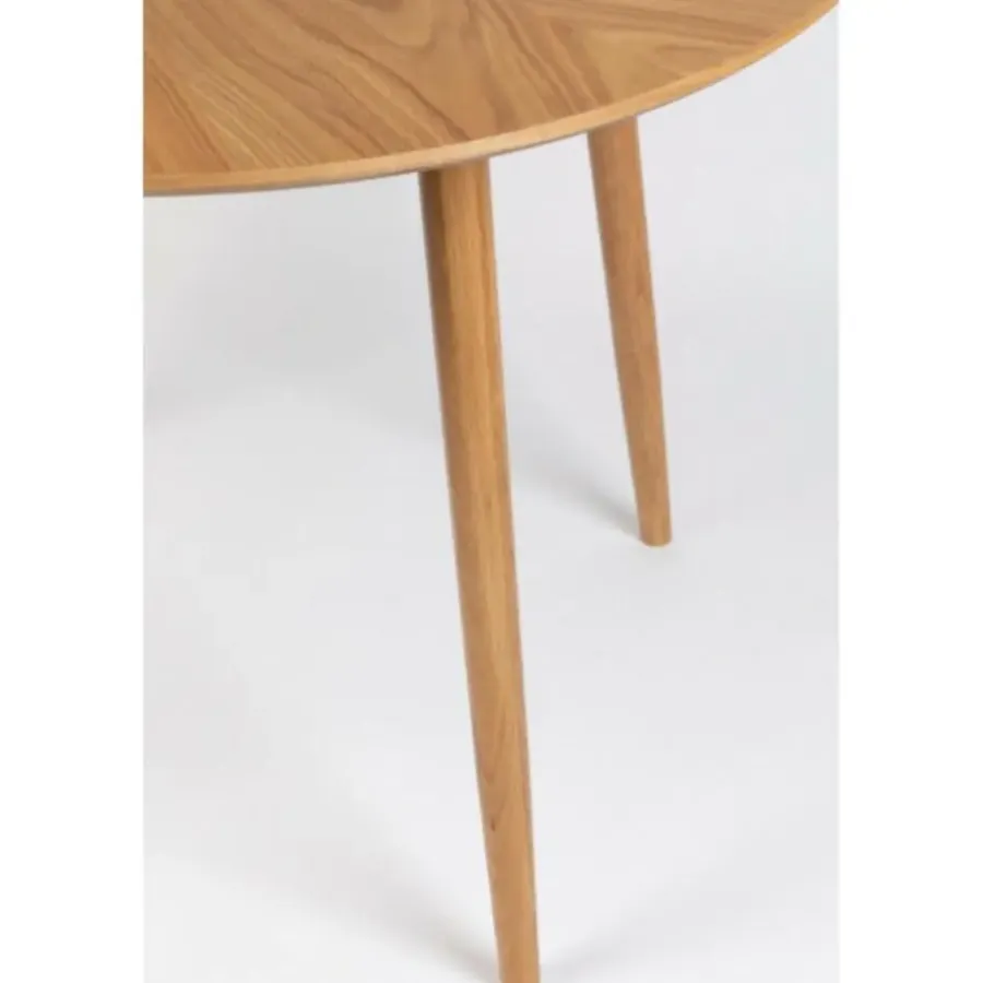 Housecraft Living Housecraft Fabio Eettafel Rond Hout 100 cm Naturel