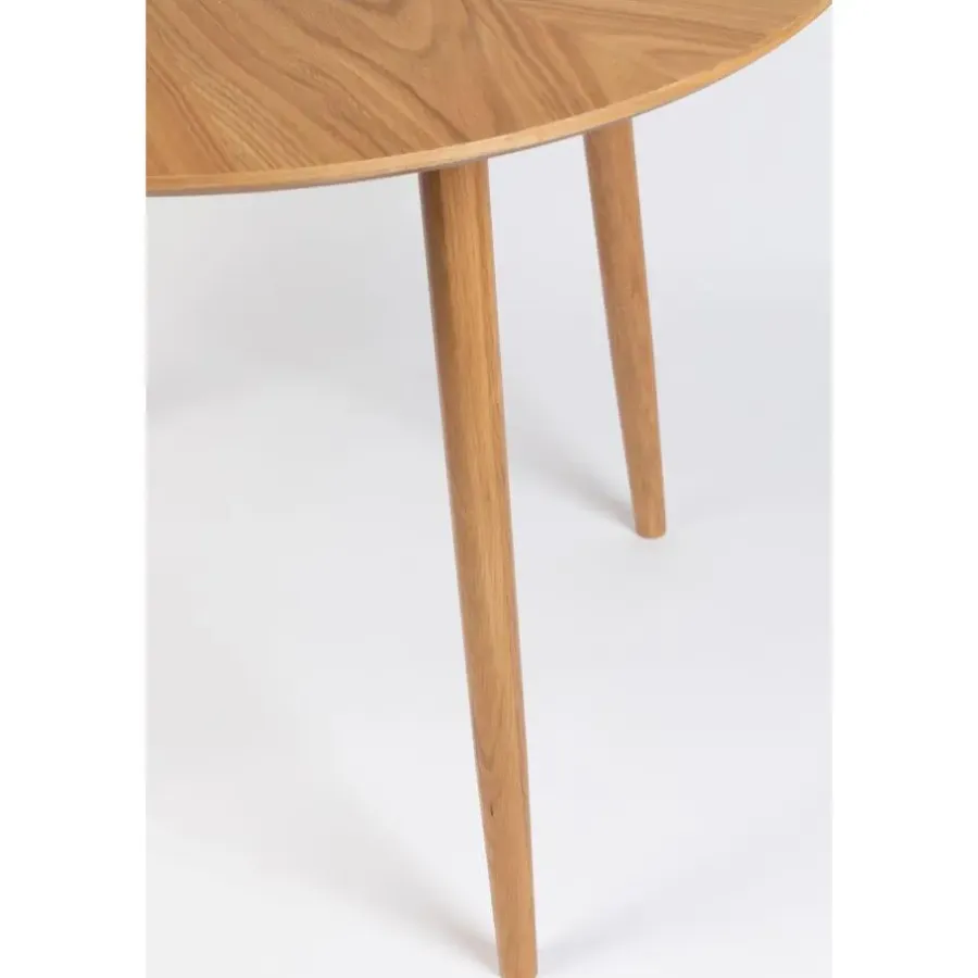 Housecraft Living Housecraft Fabio Eettafel Rond Hout 100 cm Naturel