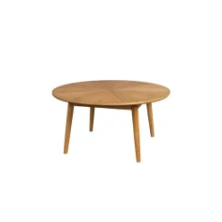 Housecraft Living Housecraft Fabio Salontafel Rond Hout 80x80 cm Naturel