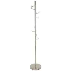 Housecraft Living Housecraft Hooked kapstok staand metaal Zilver